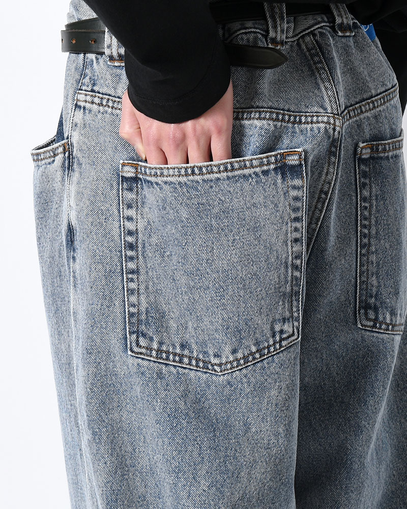 BIG BOY PANTS -HEAVY WASHED BLUE-