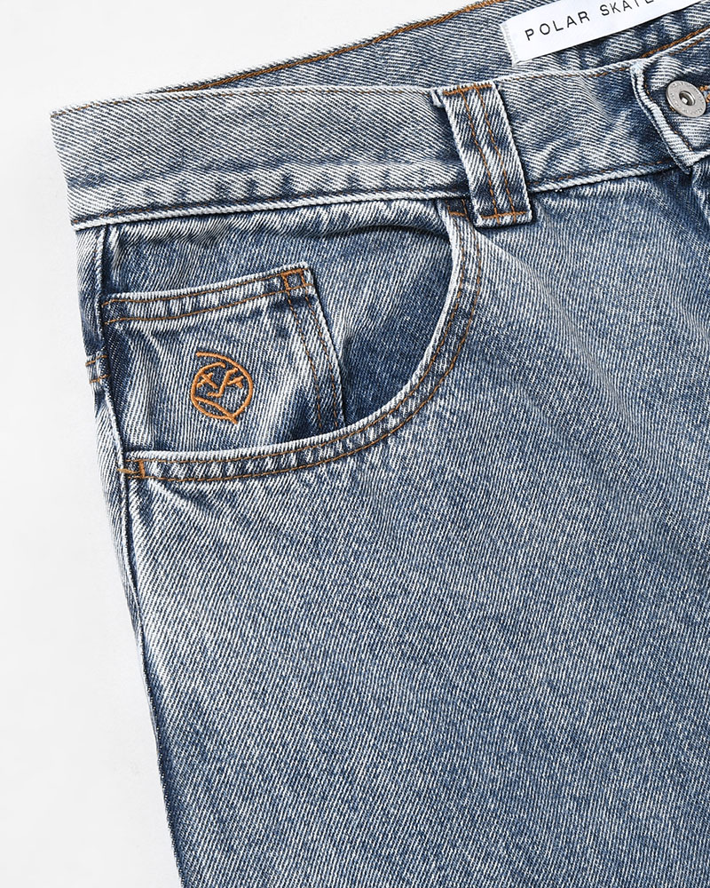 BIG BOY PANTS -HEAVY WASHED BLUE-