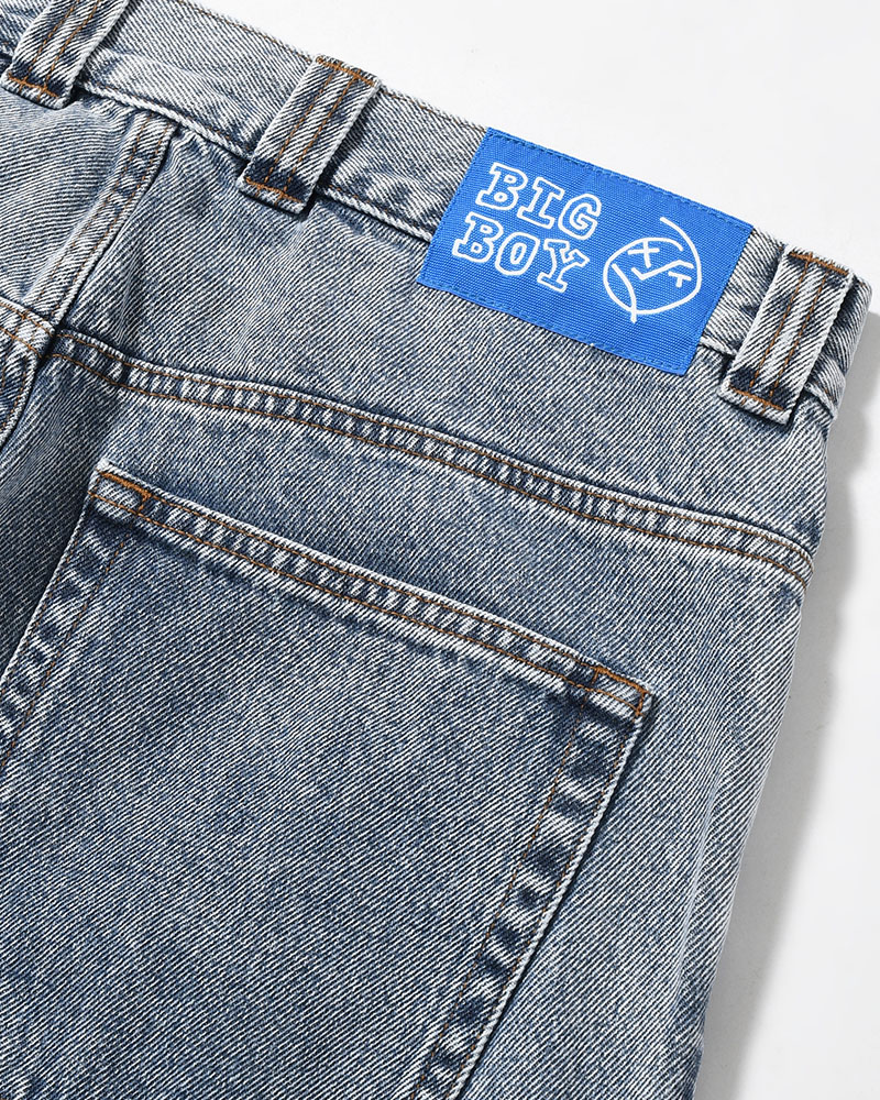BIG BOY PANTS -HEAVY WASHED BLUE-