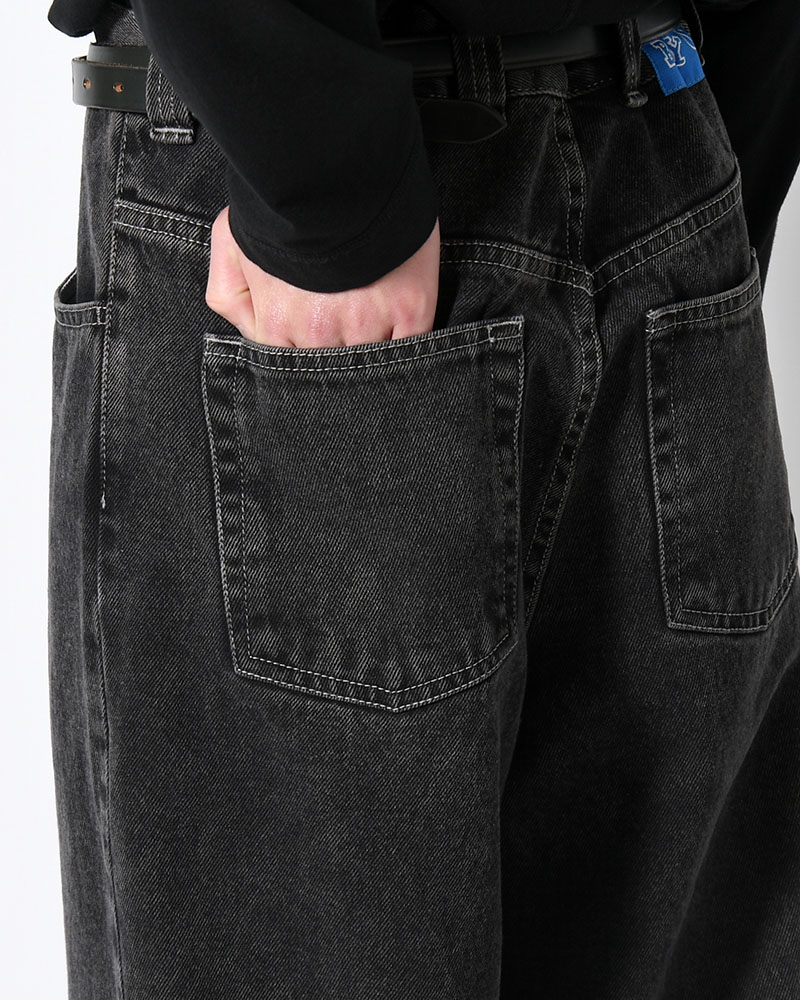 BIG BOY PANTS -SILVER BLACK-