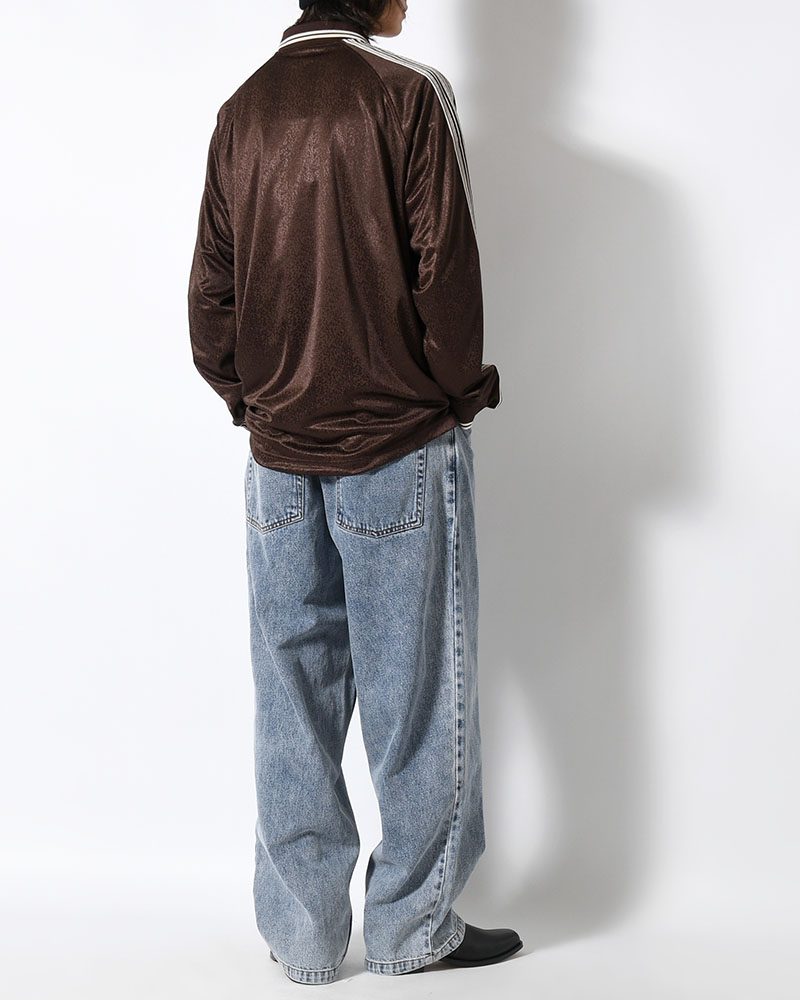 DAVIE LS SHIRT -CHOCOLATE/IVORY-