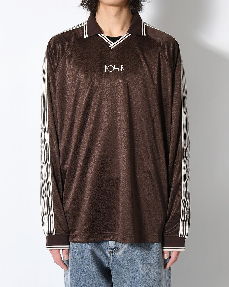 DAVIE LS SHIRT -CHOCOLATE/IVORY-