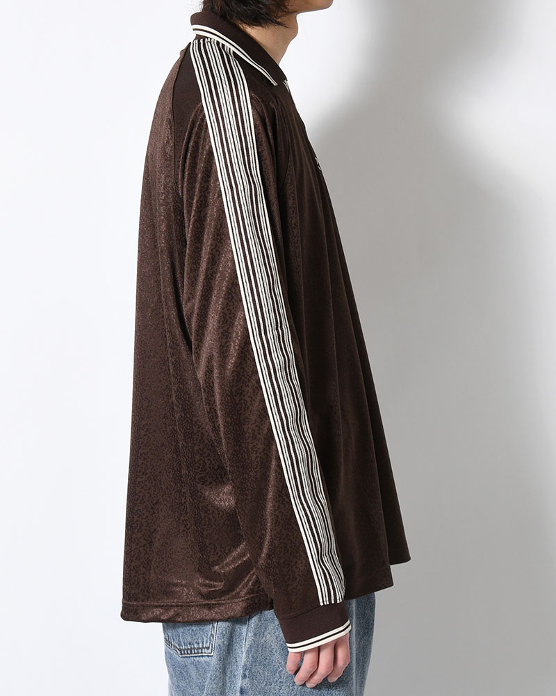 DAVIE LS SHIRT -CHOCOLATE/IVORY-