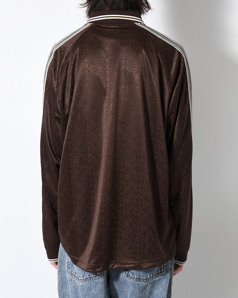 DAVIE LS SHIRT -CHOCOLATE/IVORY-
