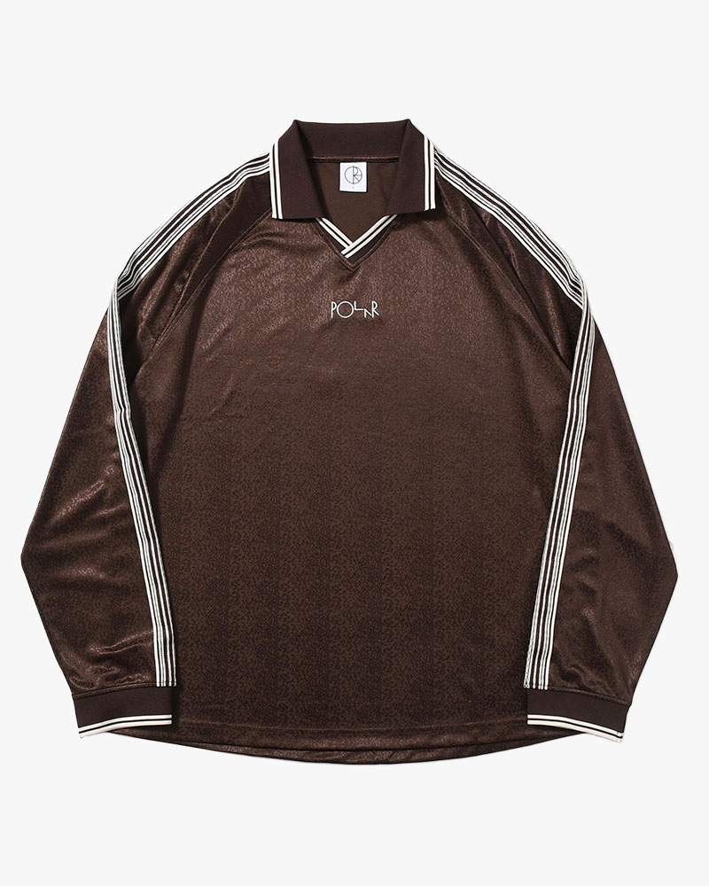 DAVIE LS SHIRT -CHOCOLATE/IVORY-