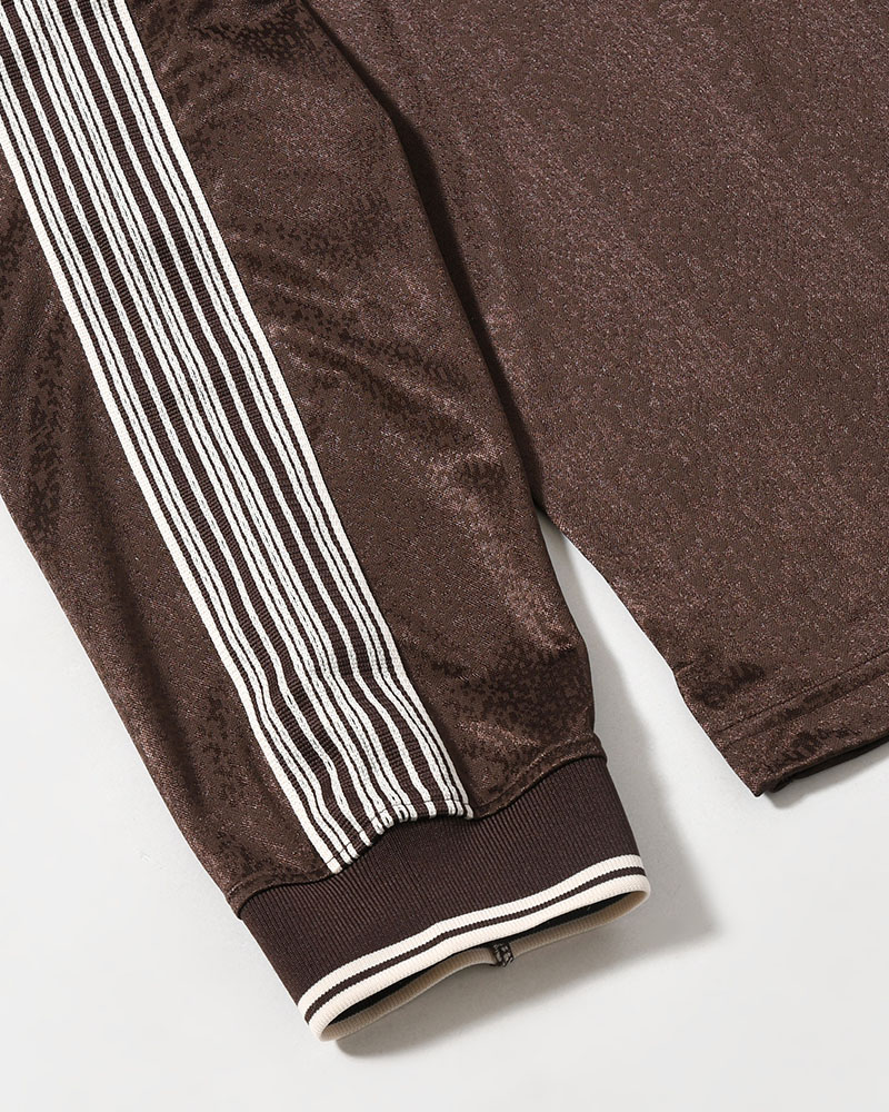 DAVIE LS SHIRT -CHOCOLATE/IVORY-