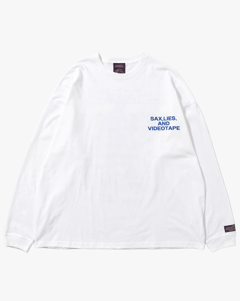 HUMAN ERROR L/S TEE -WHITE-