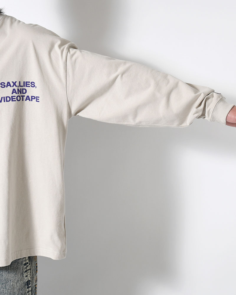 HUMAN ERROR L/S TEE -FROST GRAY-