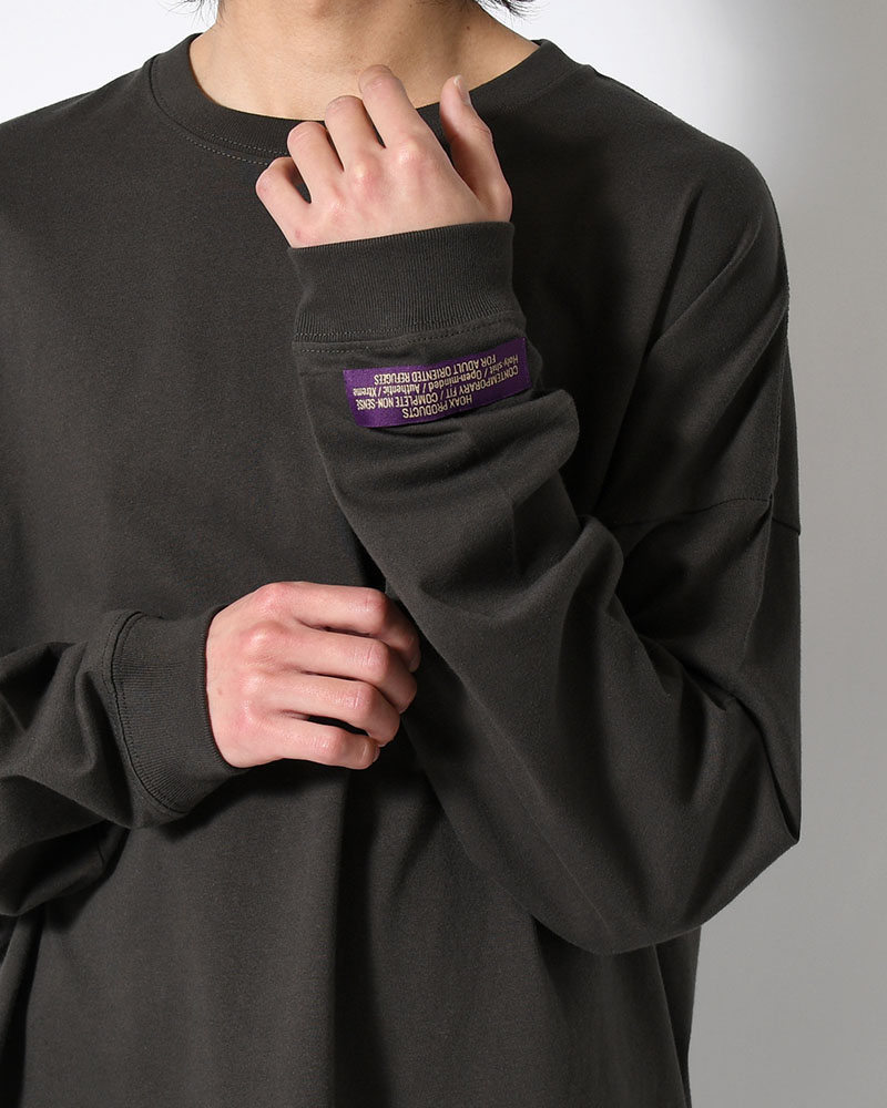 HUMAN ERROR L/S TEE -CHARCOAL-