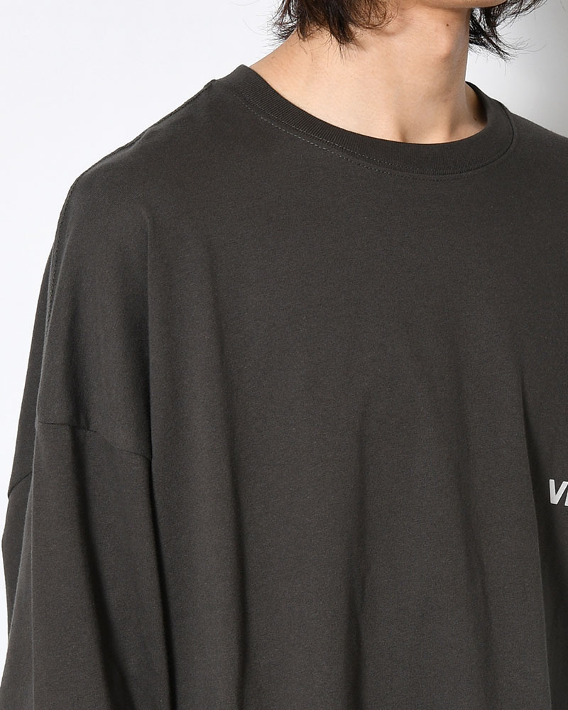 HUMAN ERROR L/S TEE -CHARCOAL-