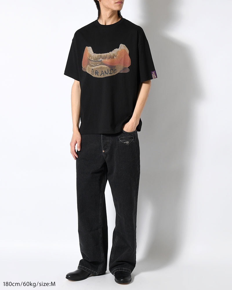BRANDO TEE -BLACK-