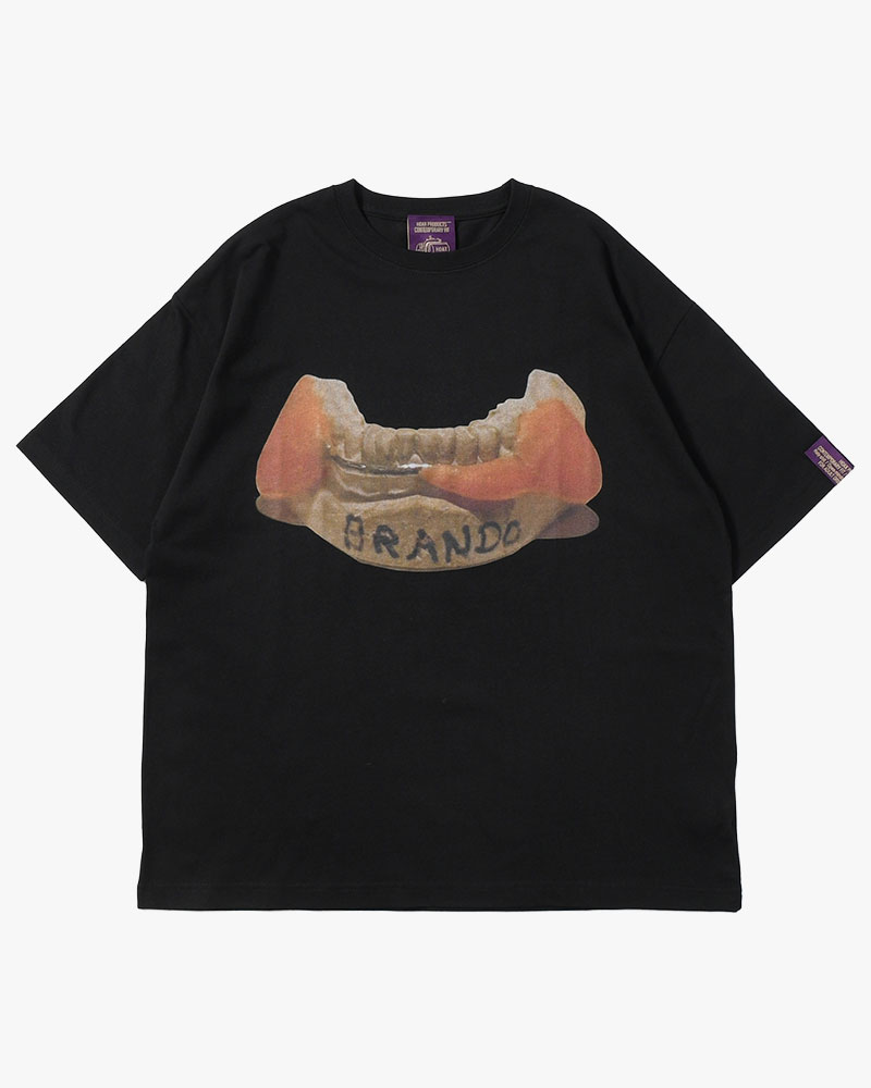 BRANDO TEE -BLACK-