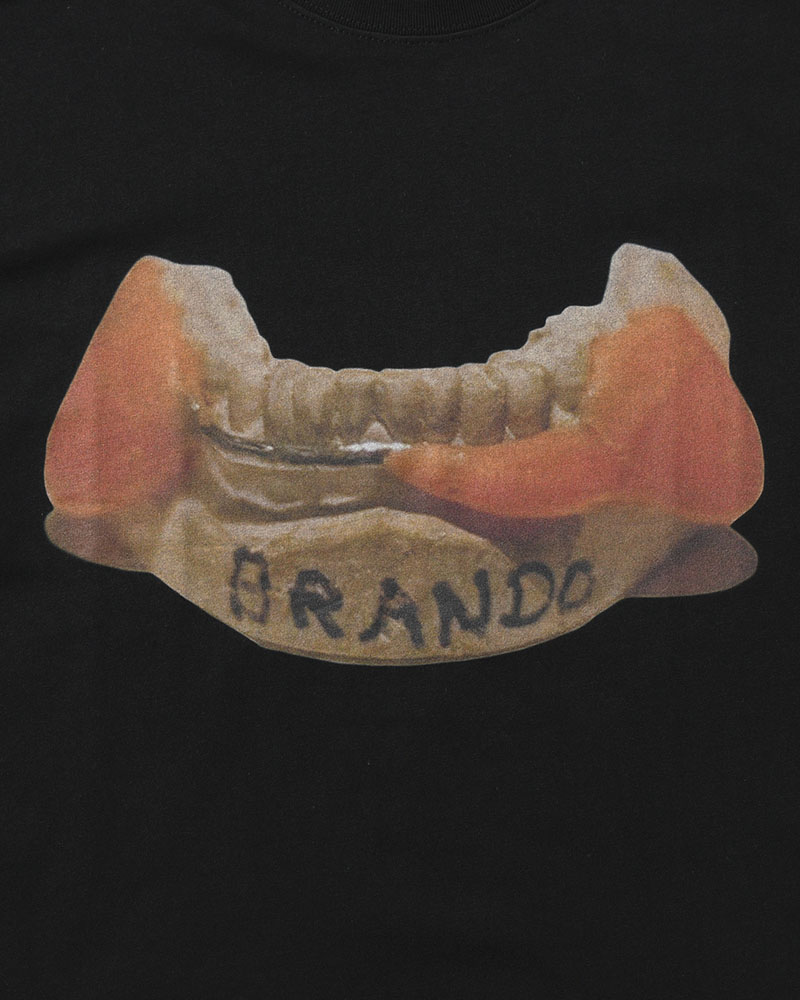 BRANDO TEE -BLACK-