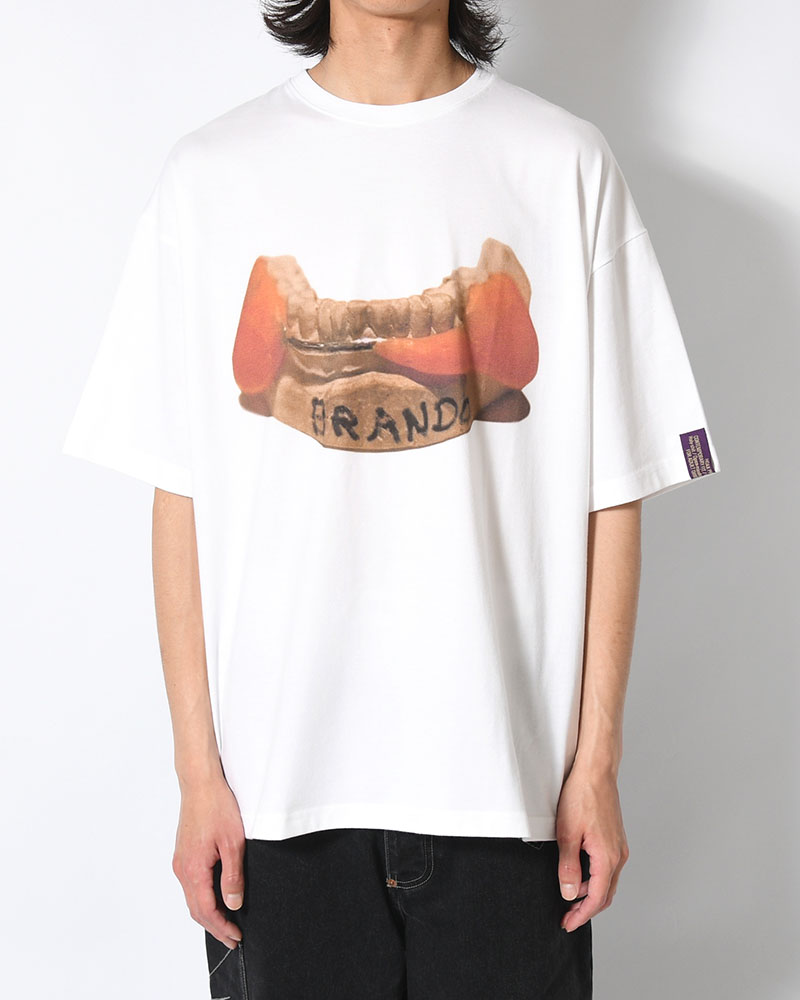 BRANDO TEE -WHITE-