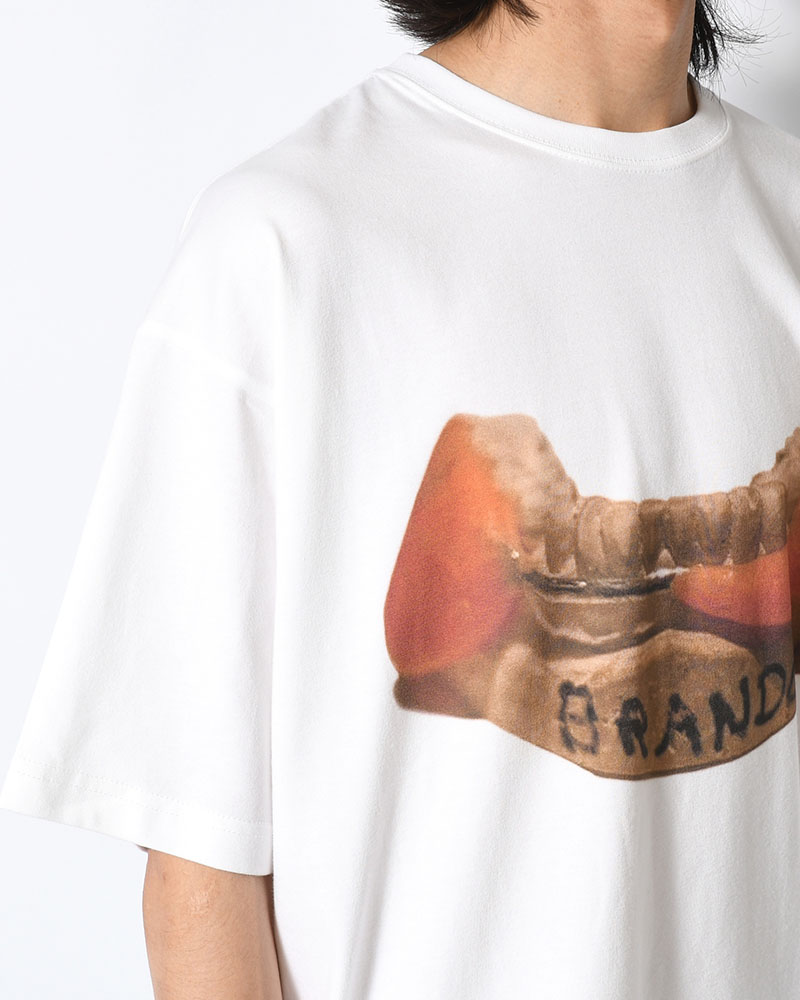 BRANDO TEE -WHITE-