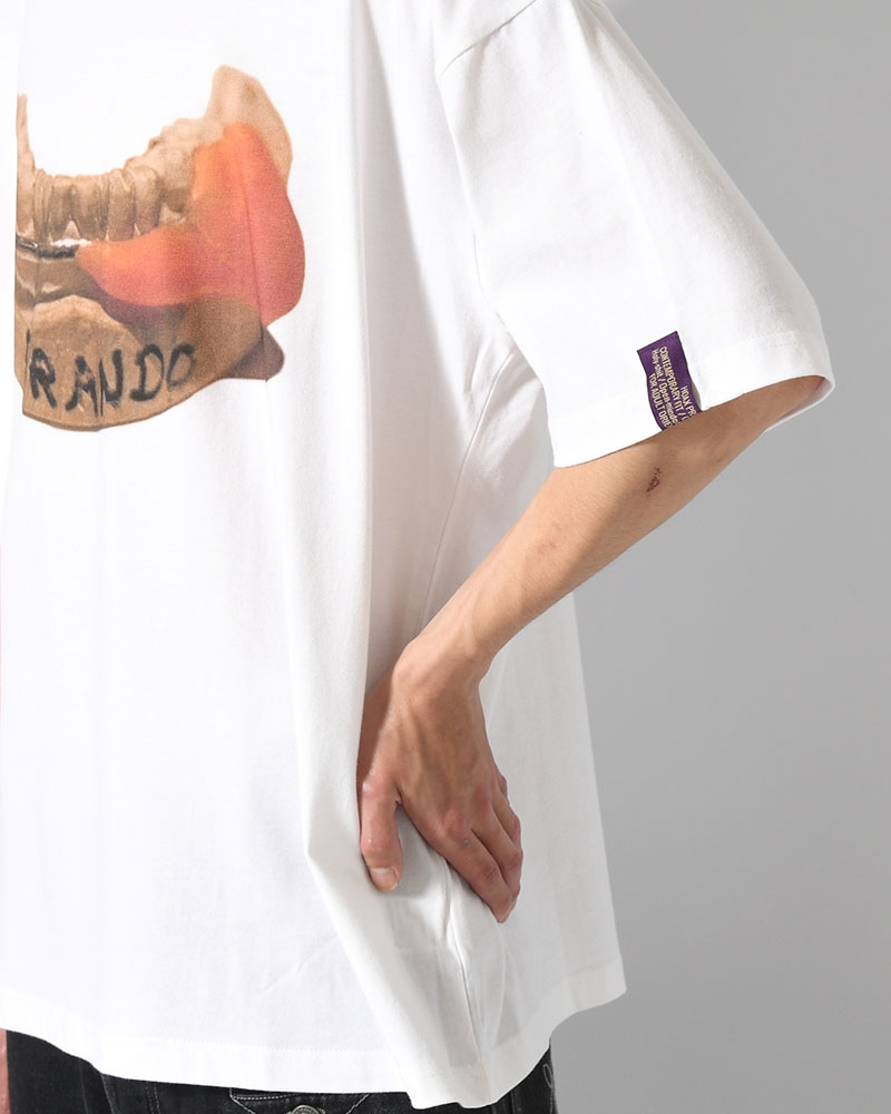 BRANDO TEE -WHITE-