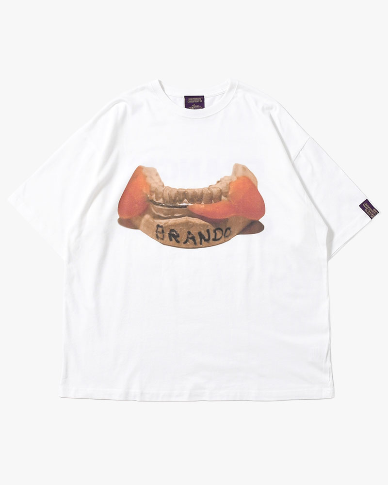BRANDO TEE -WHITE-