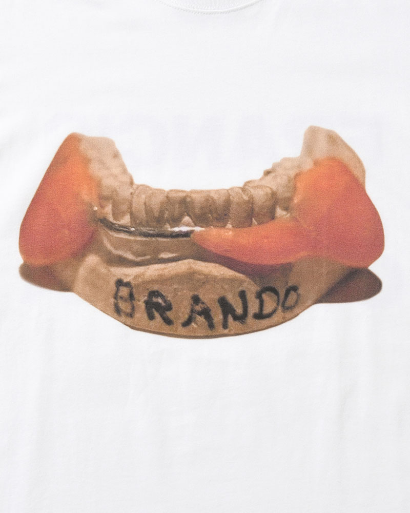BRANDO TEE -WHITE-