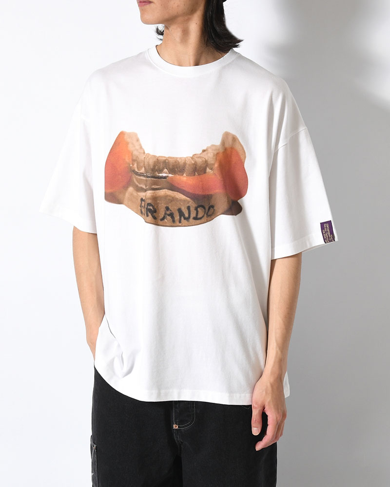 BRANDO TEE -WHITE-