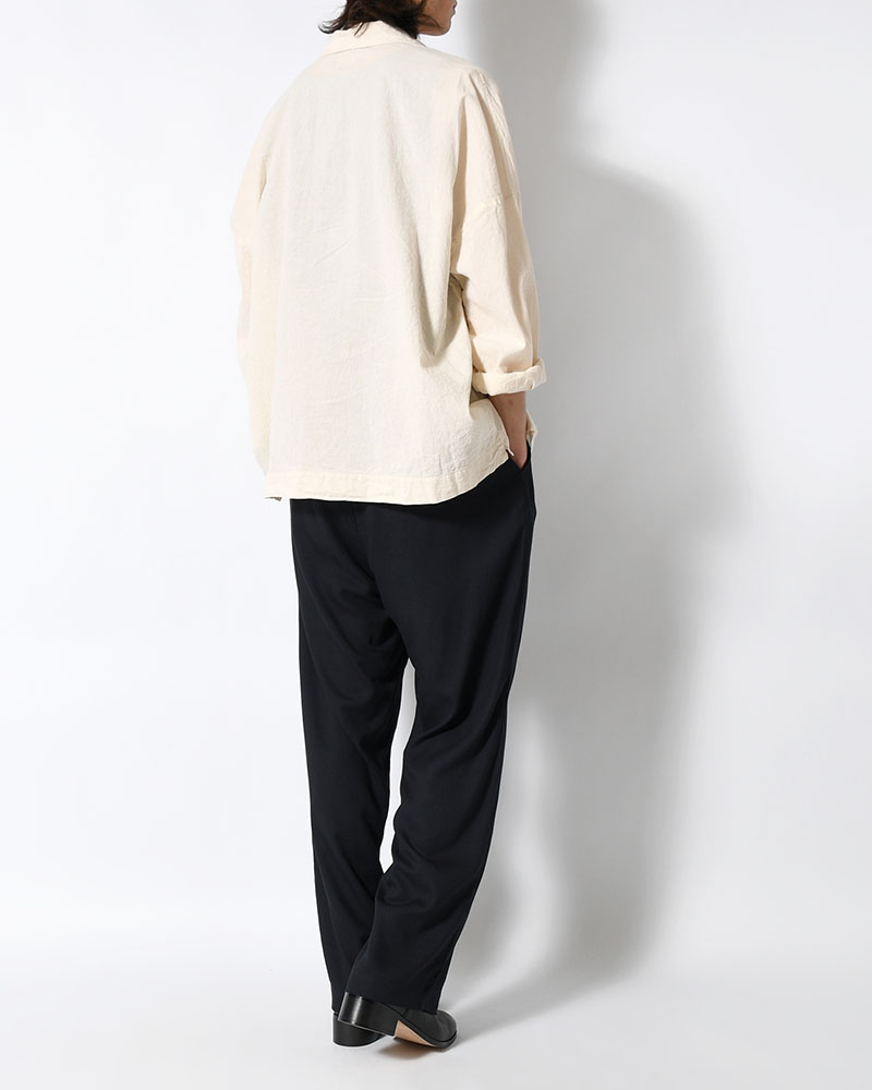 BAMBOO AMUZEN EASY TROUSER -BLACK-