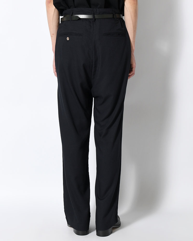 BAMBOO AMUZEN EASY TROUSER -BLACK-