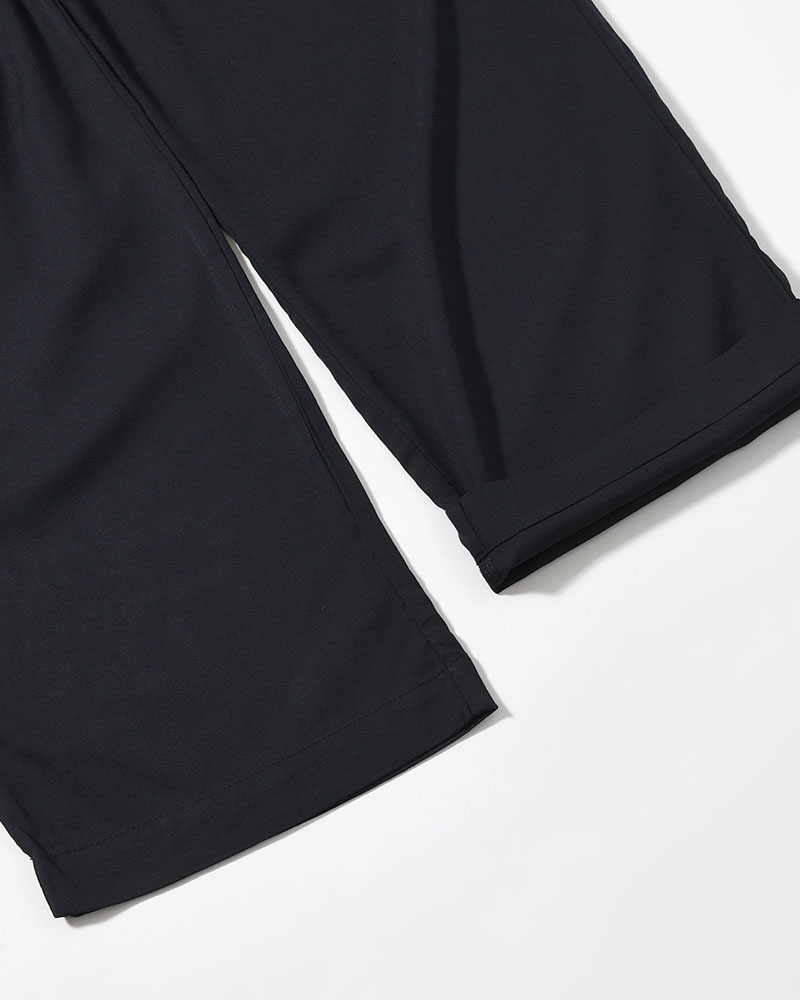 BAMBOO AMUZEN EASY TROUSER -BLACK-