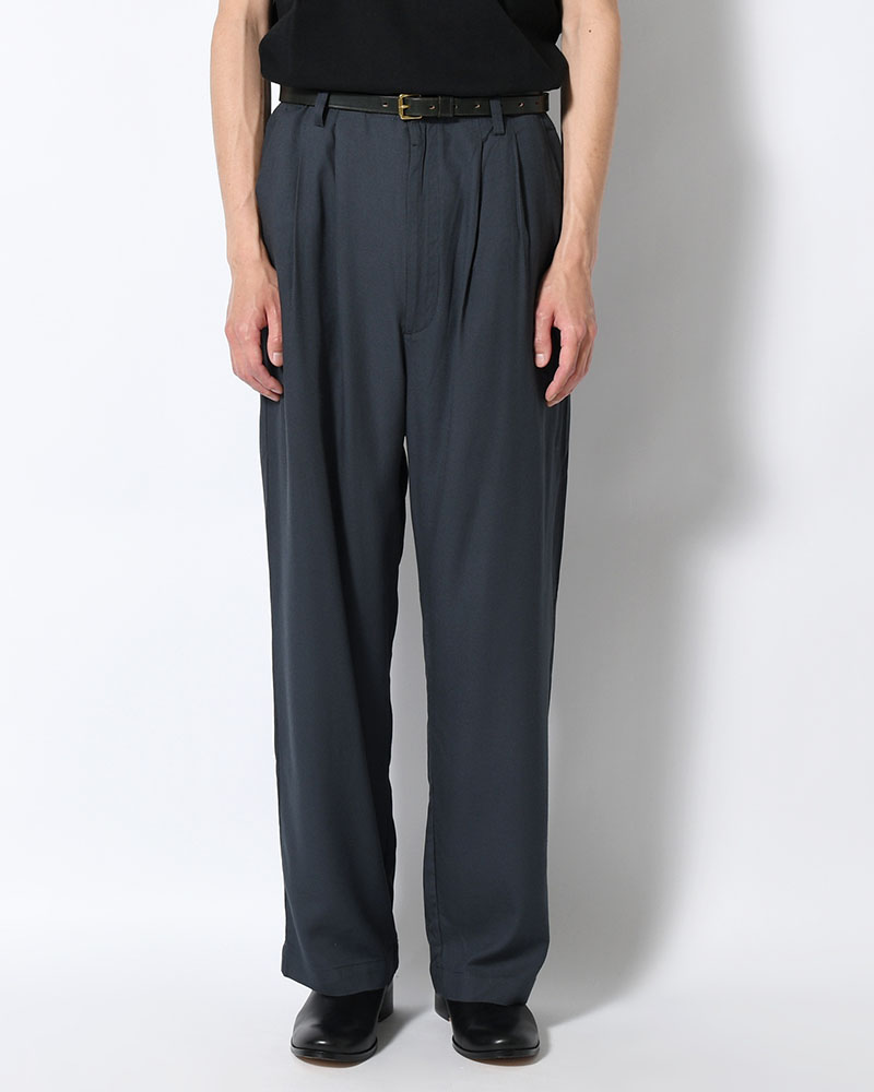 BAMBOO AMUZEN EASY TROUSER -GRY NAVY-