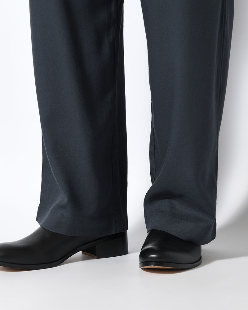 BAMBOO AMUZEN EASY TROUSER -GRY NAVY-