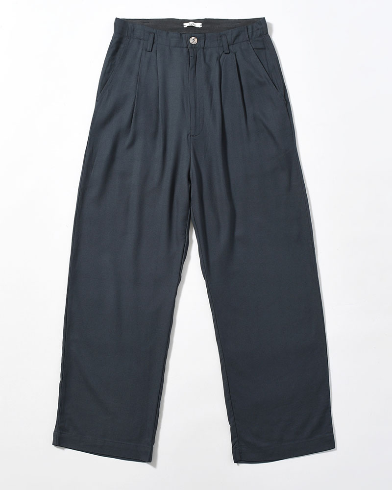 BAMBOO AMUZEN EASY TROUSER -GRY NAVY-