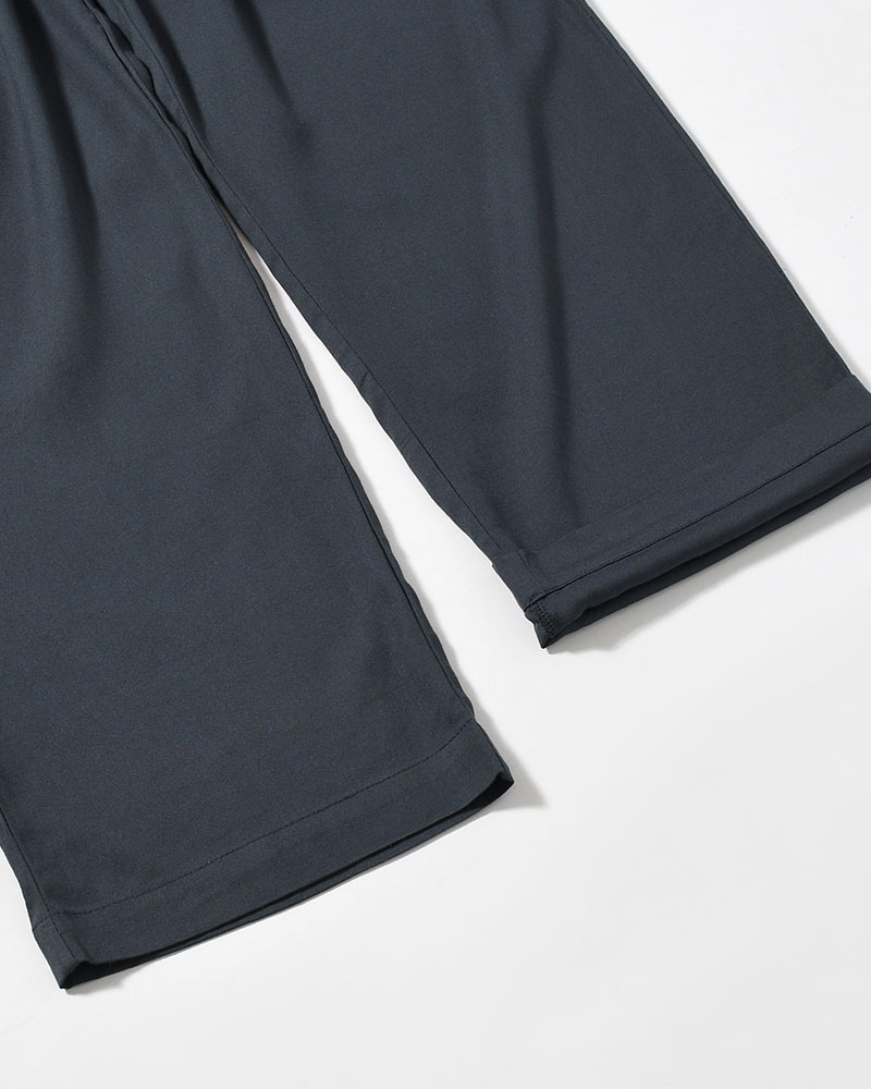 BAMBOO AMUZEN EASY TROUSER -GRY NAVY-