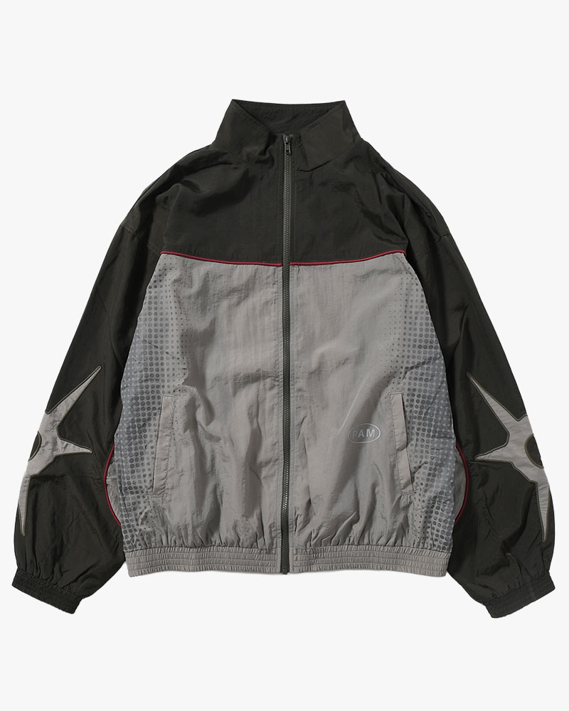 DREAMSCAPE TRACK JACKET -CHARCOAL/GREY-