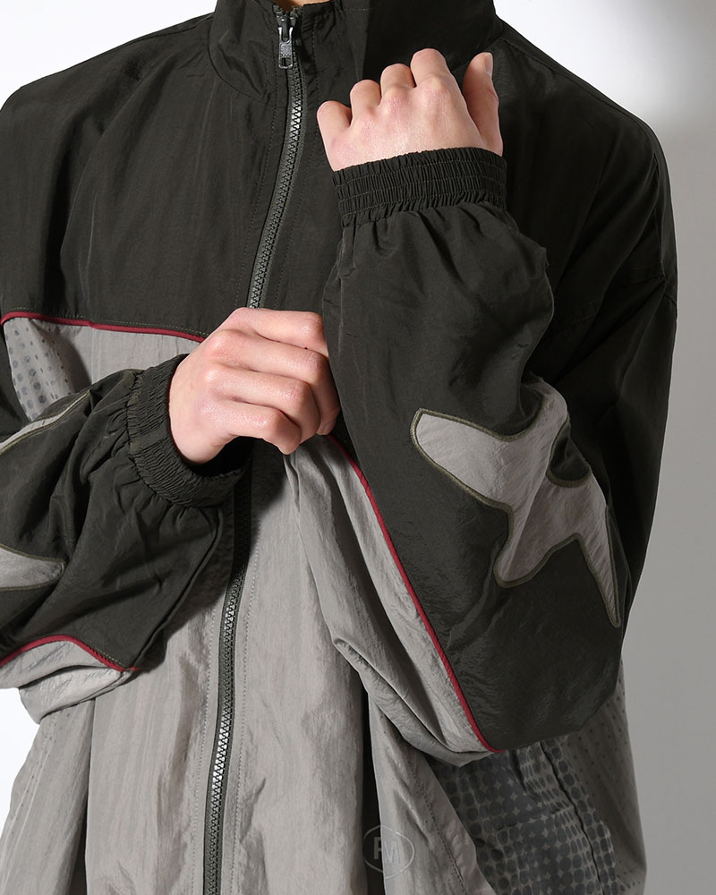 DREAMSCAPE TRACK JACKET -CHARCOAL/GREY-