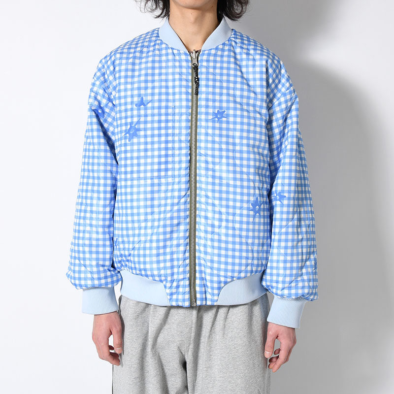 THE EYES OF THE SOUL BOMBER JACKET -ARMY GREEN-