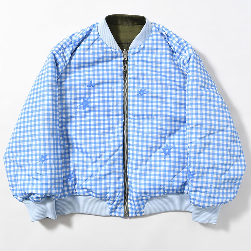 THE EYES OF THE SOUL BOMBER JACKET -ARMY GREEN-