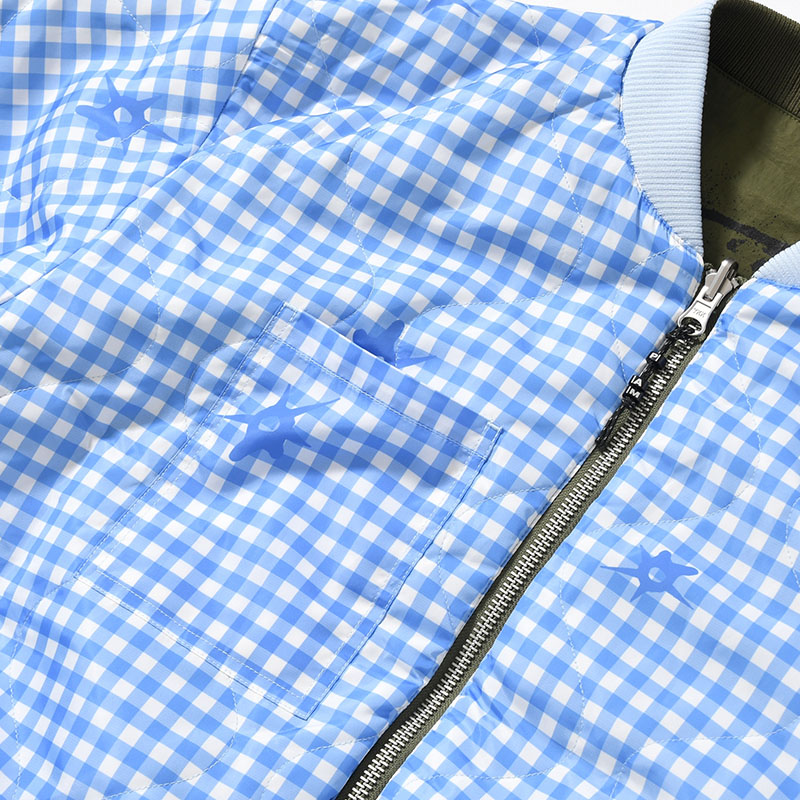 THE EYES OF THE SOUL BOMBER JACKET -ARMY GREEN-