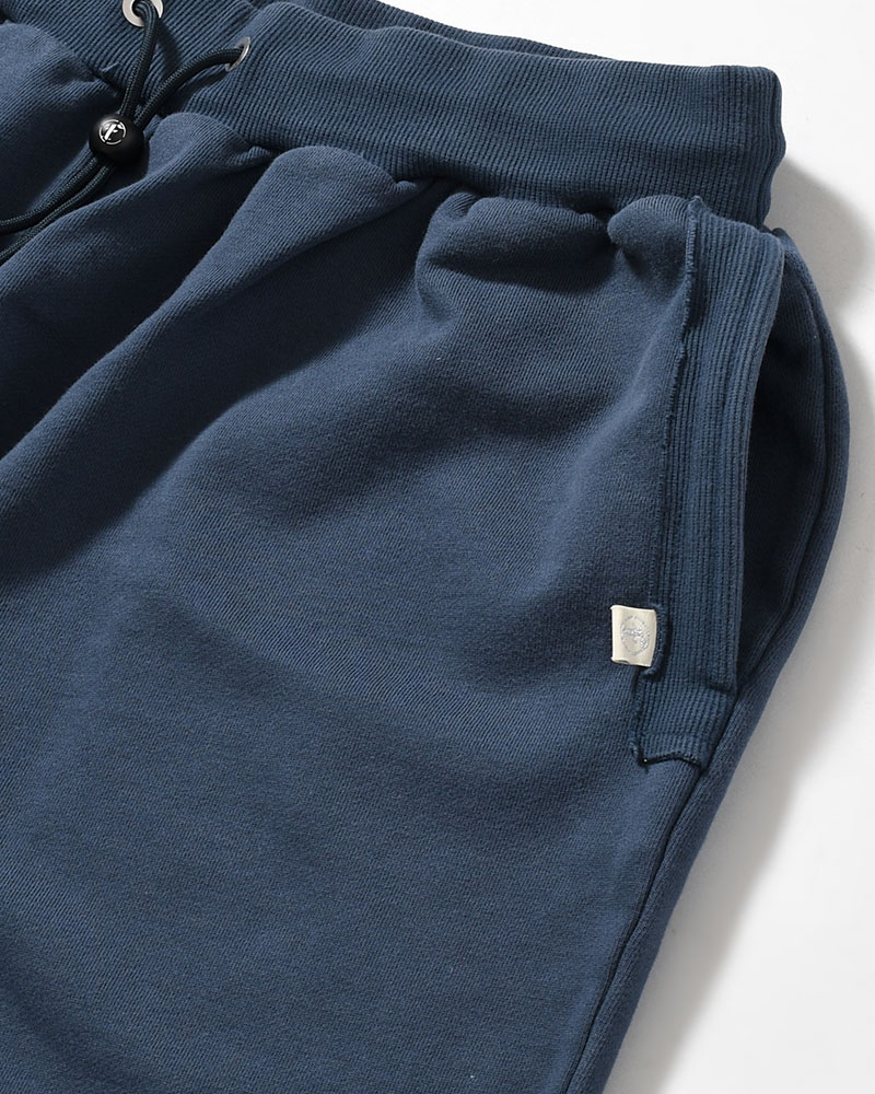 NOCTIS (BAGGY SWEAT PANTS) CUT OFF -NAVY-
