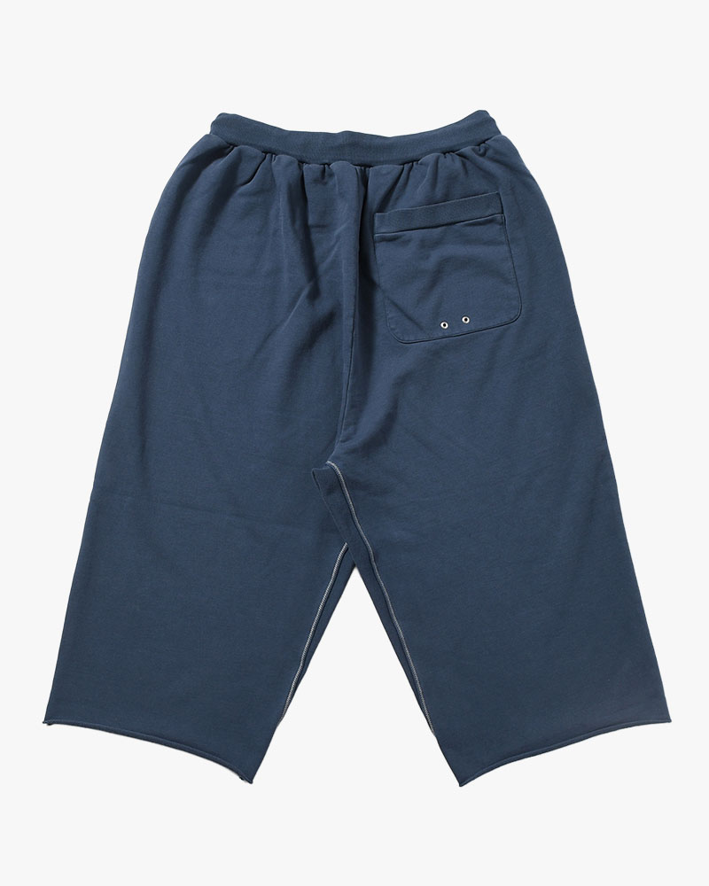 NOCTIS (BAGGY SWEAT PANTS) CUT OFF -NAVY-