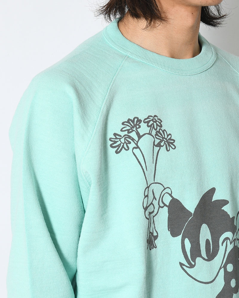 FABIO CREWNECK SWEAT -MINT GREEN-