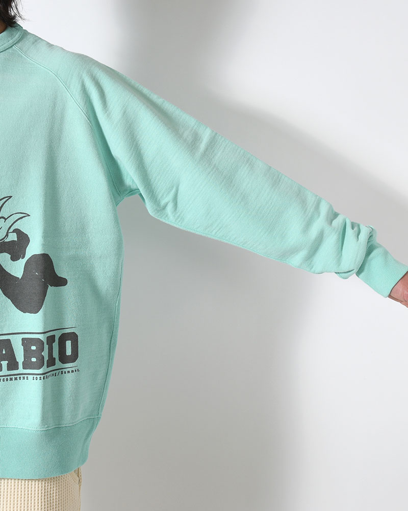 FABIO CREWNECK SWEAT -MINT GREEN-