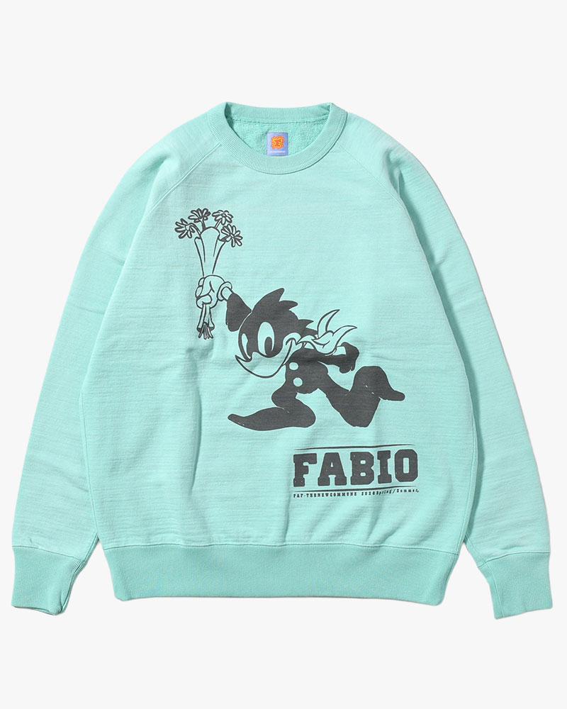 FABIO CREWNECK SWEAT -MINT GREEN-