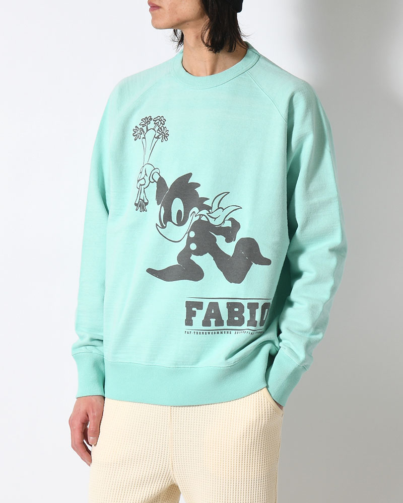 FABIO CREWNECK SWEAT -MINT GREEN-