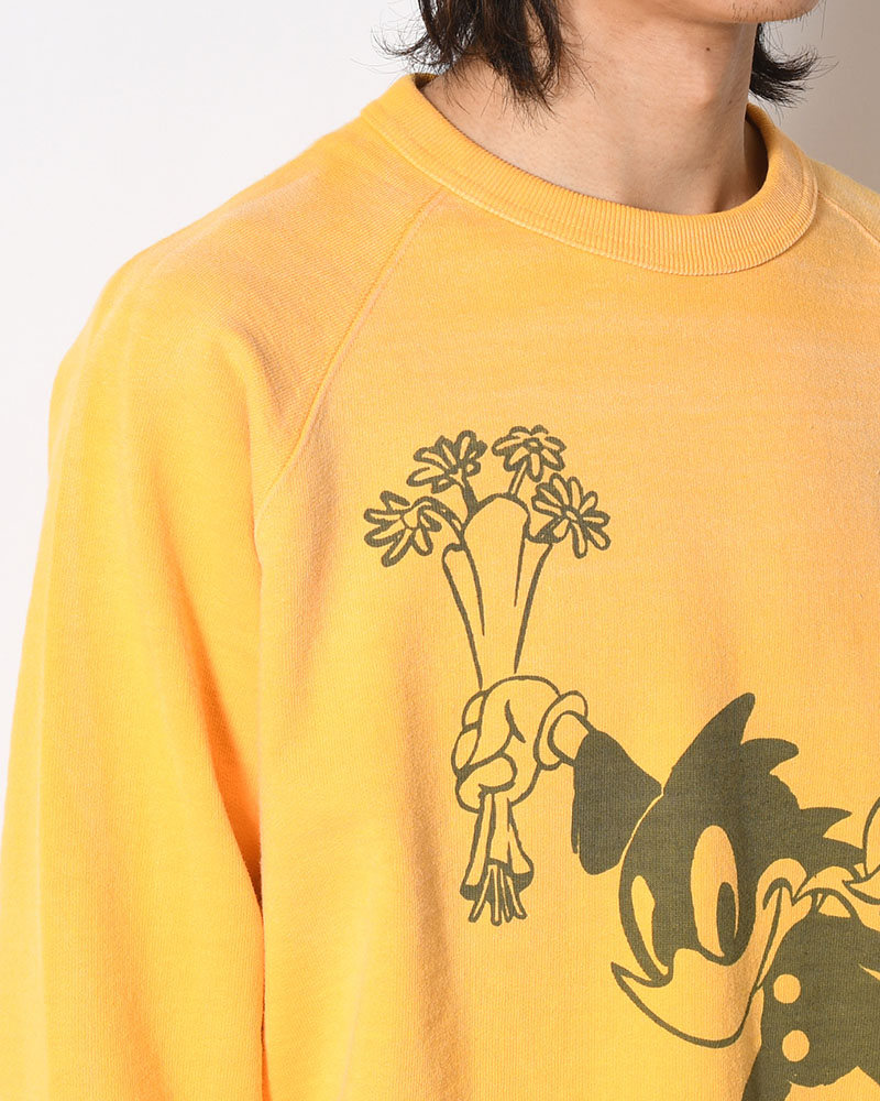 FABIO CREWNECK SWEAT -YELLOW-