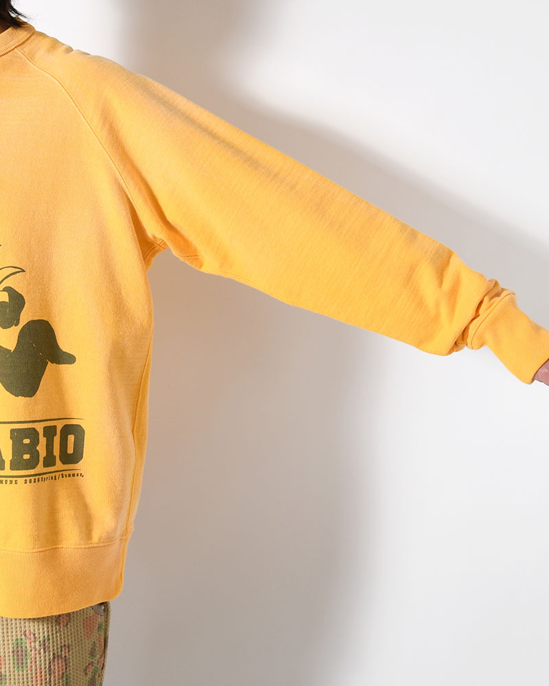 FABIO CREWNECK SWEAT -YELLOW-