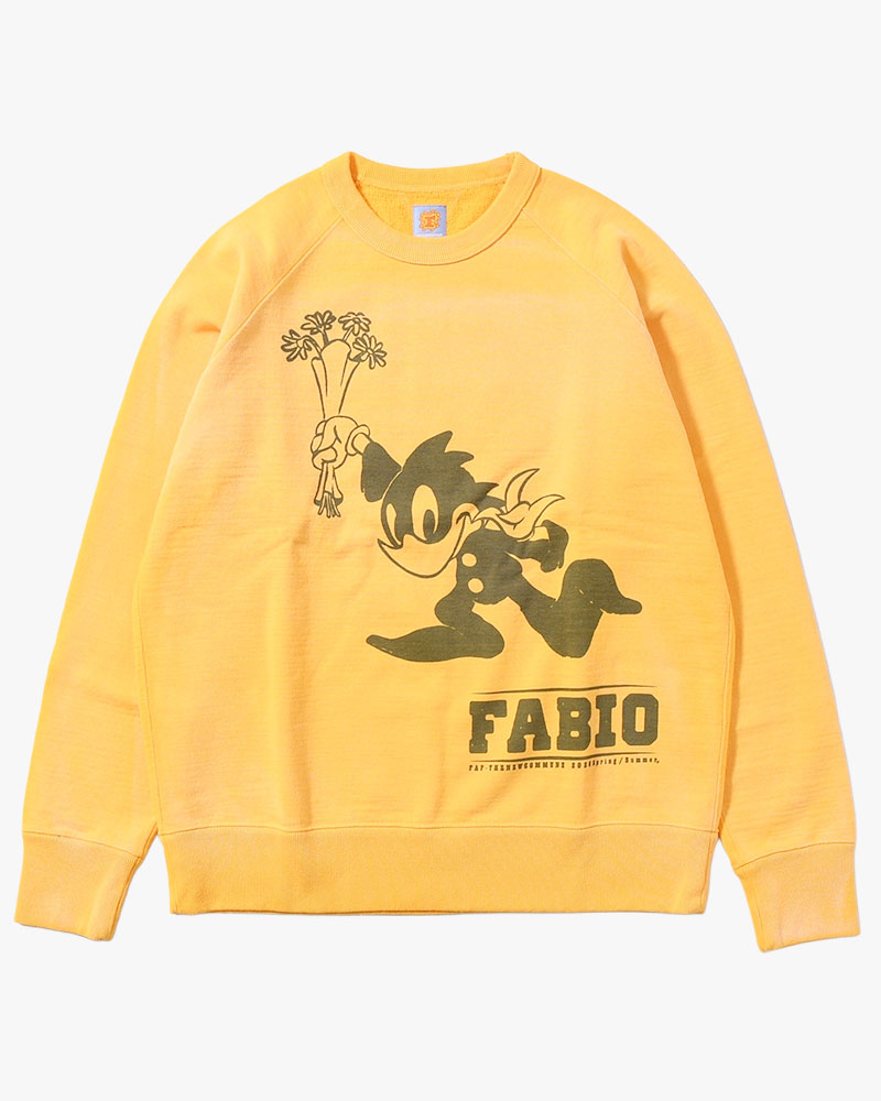FABIO CREWNECK SWEAT -YELLOW-