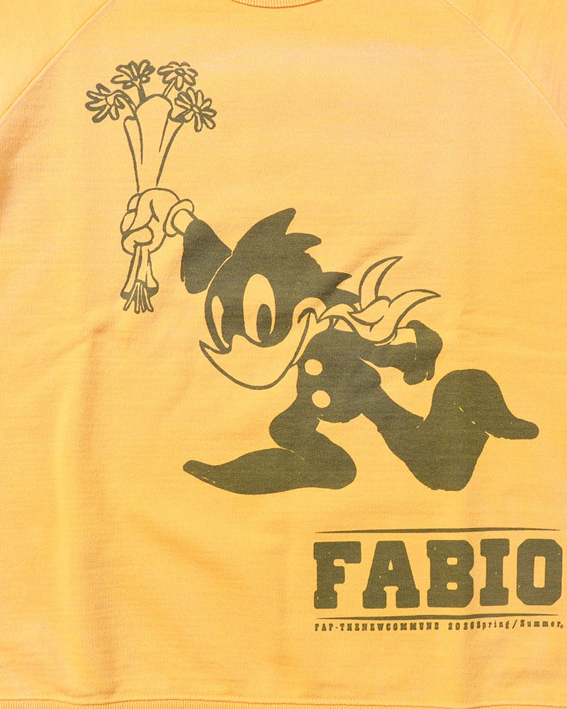 FABIO CREWNECK SWEAT -YELLOW-