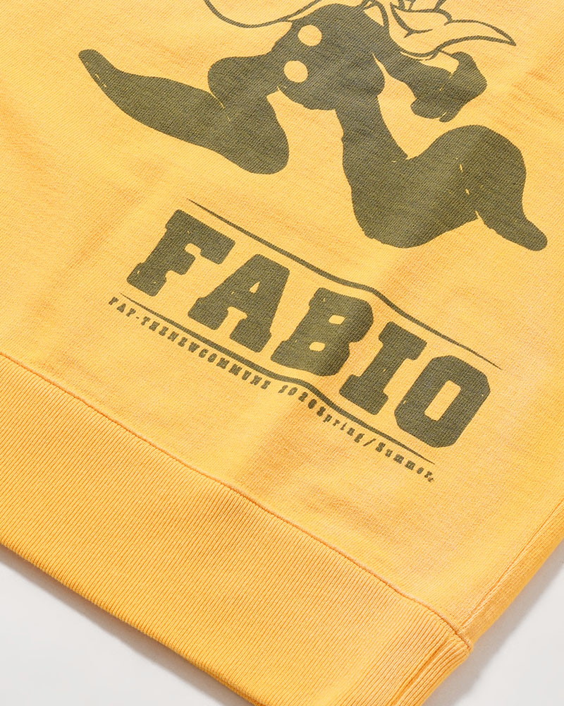 FABIO CREWNECK SWEAT -YELLOW-