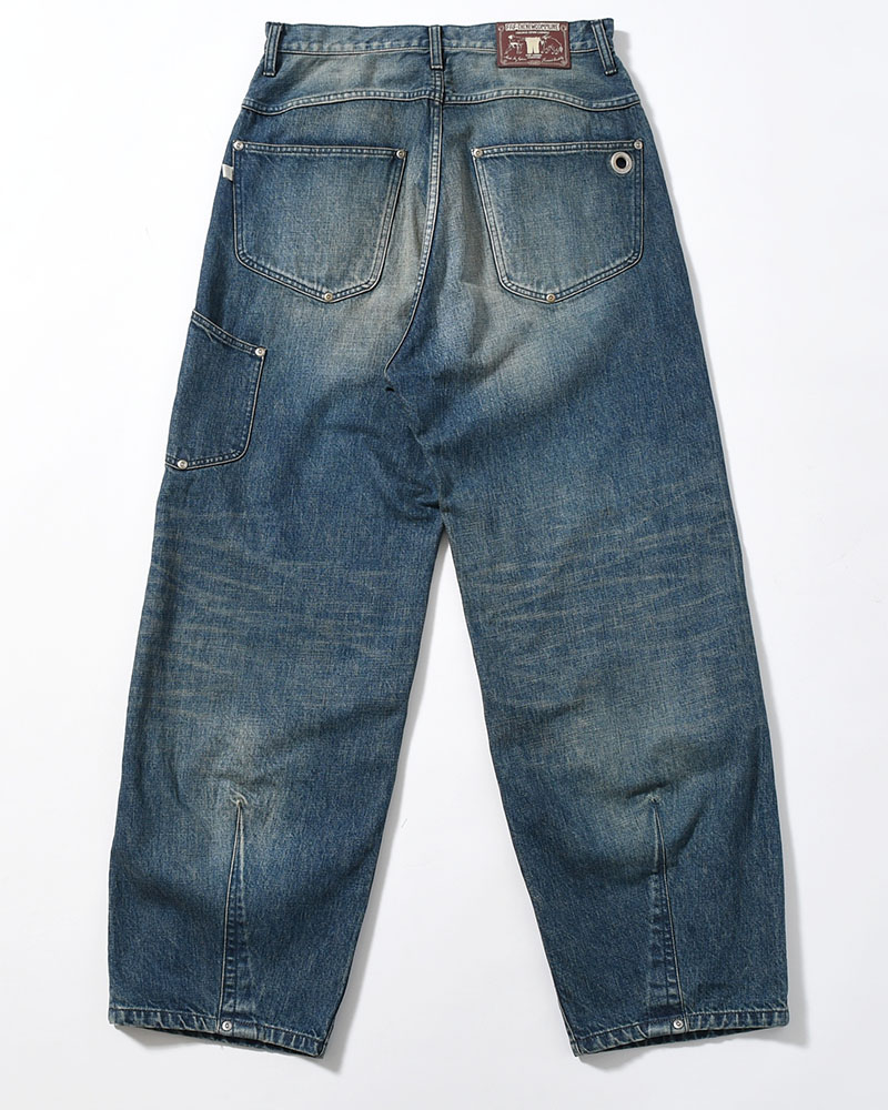 NEWCOMMUNE BAGGY DENIM PANTS -INDIGO-