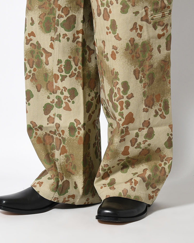 BAGGY CHINO PANTS -OLIVE CAMO-