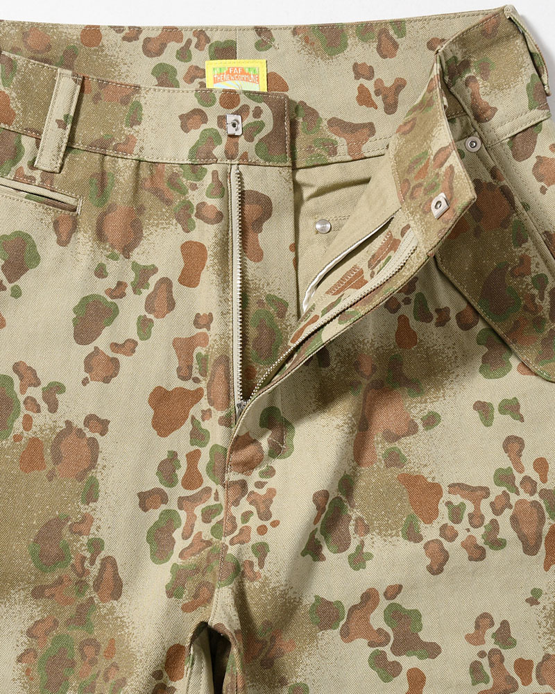 BAGGY CHINO PANTS -OLIVE CAMO-