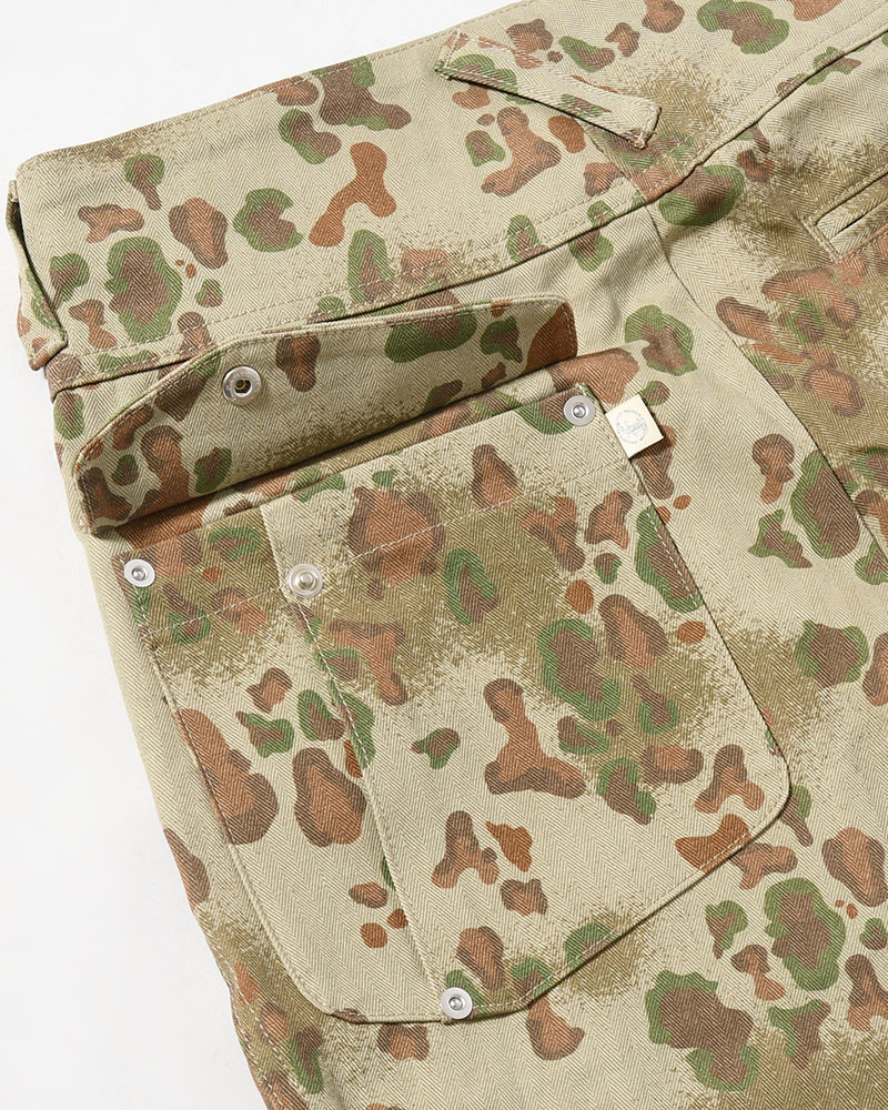 BAGGY CHINO PANTS -OLIVE CAMO-